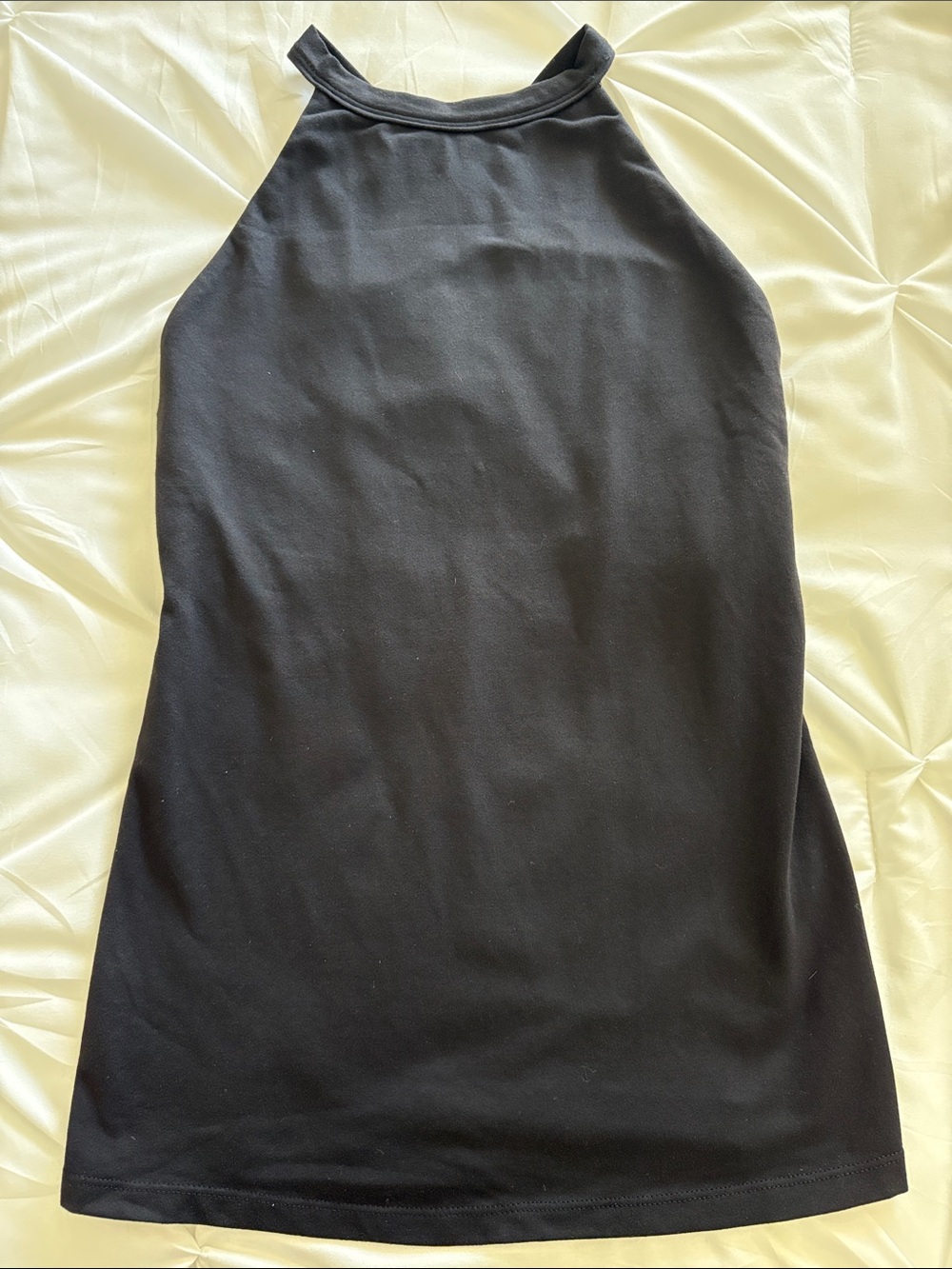 Kira Grace Yoga Black Halter Neck Tank Top, built in support